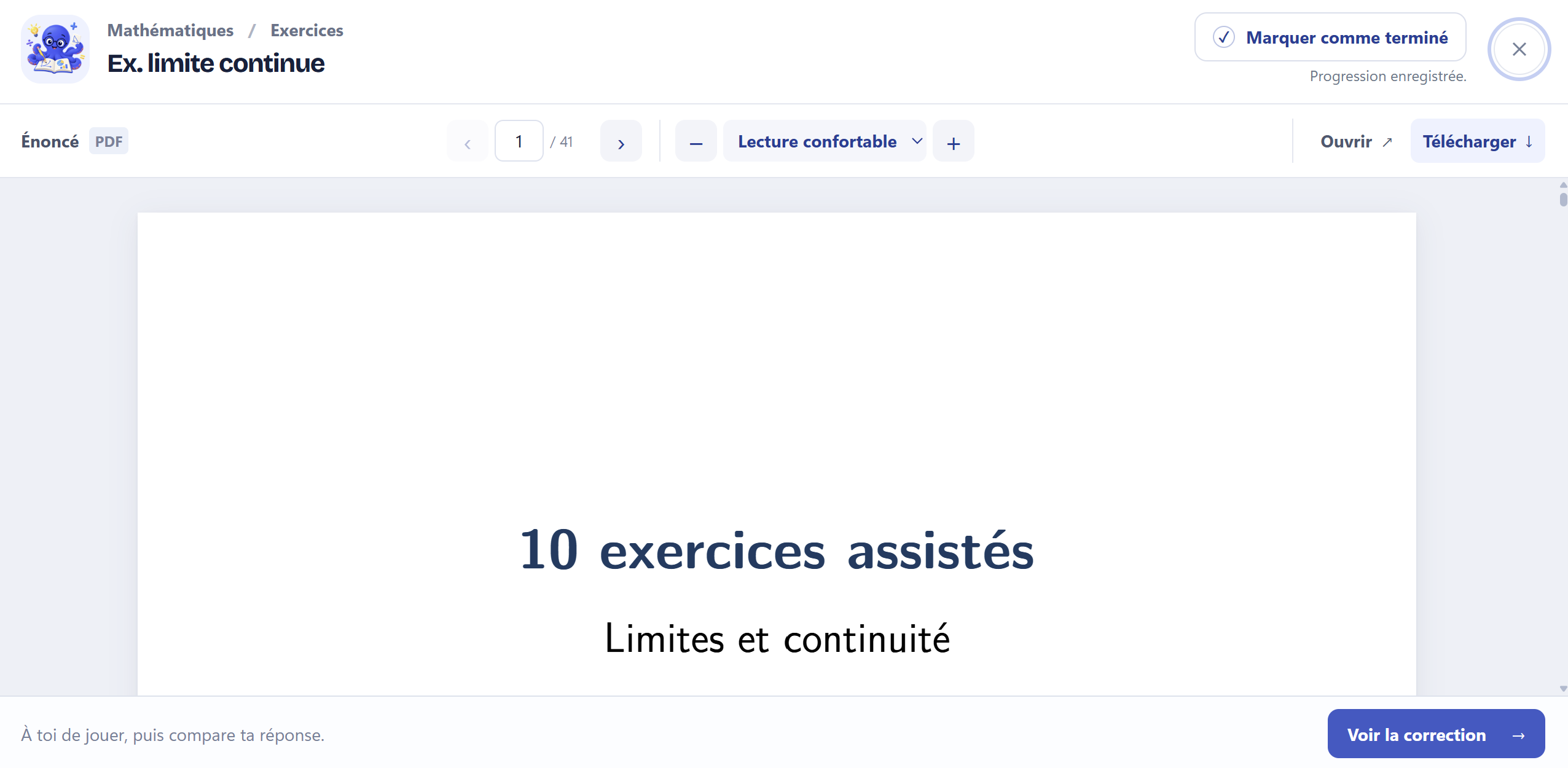 Ton espace pour te concentrer.